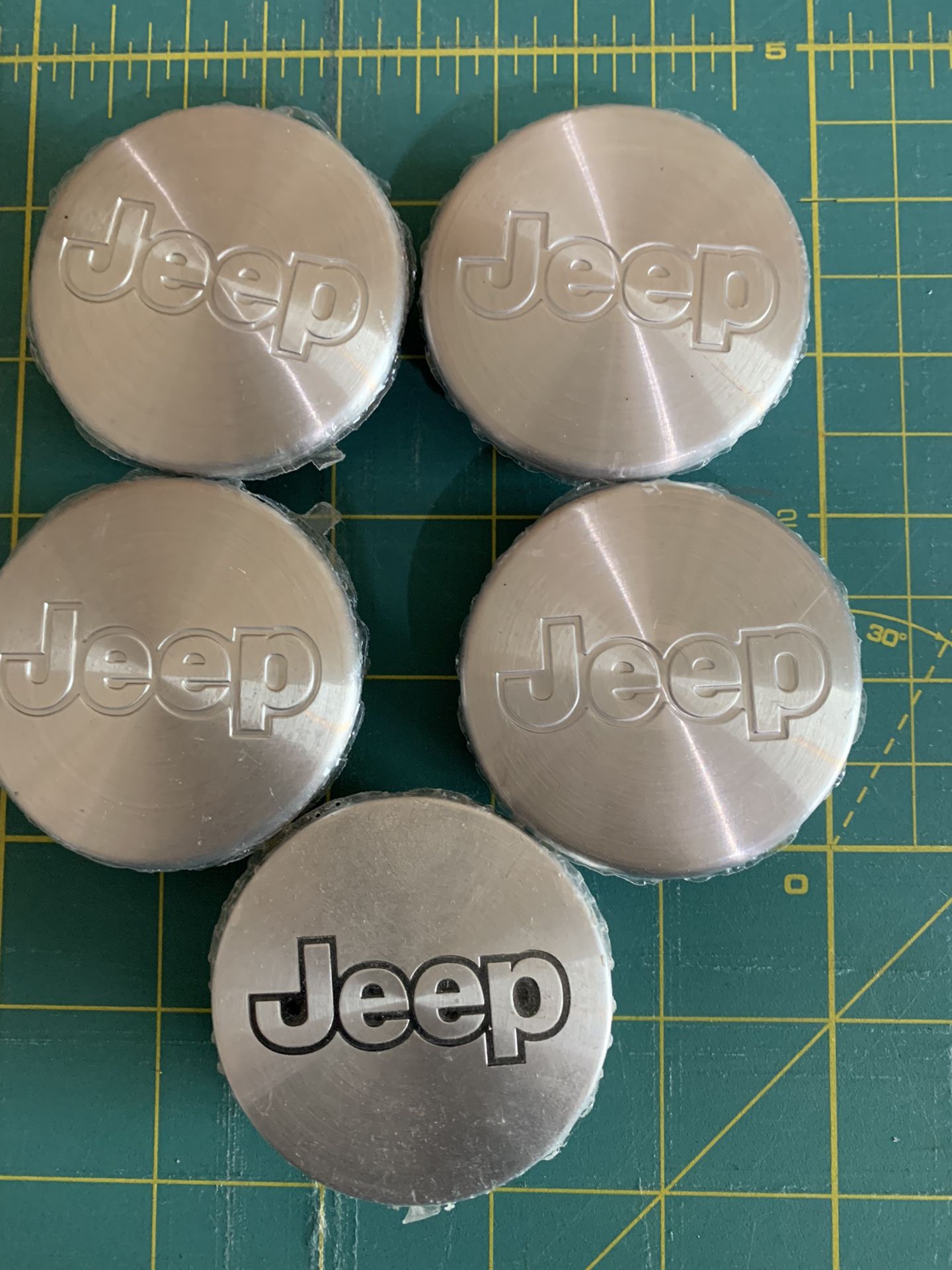 Wheel  / Rim Caps; Jeep