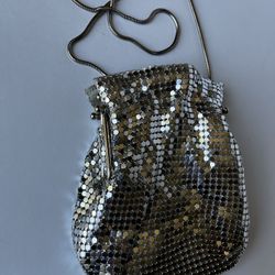 Vintage Apri Night Silver Mesh Purse