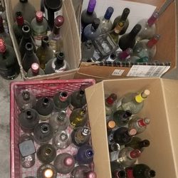 Empty Wine Bottles