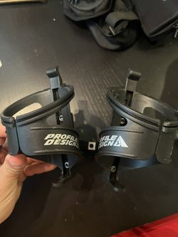 Profile Design Aqua Rack II Dual Bottle Cage W/ Co2 Mount