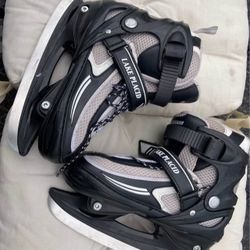 Ice Skates Adjustable Size 1-4, Fit Size 1, 2, 3, 4