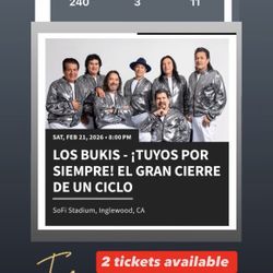Tickets Los Bukis Last Concert 