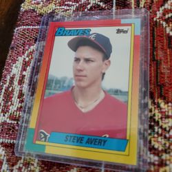 Atlanta Braves Steve Avery Rookie Baseball Cards 
