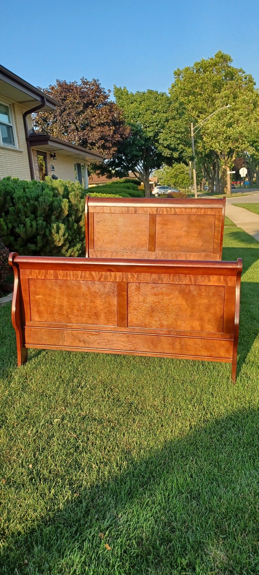 Queen Sleigh Bed Frame