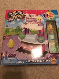 Shopkins Legos kinstructions cotton candy stand brand new