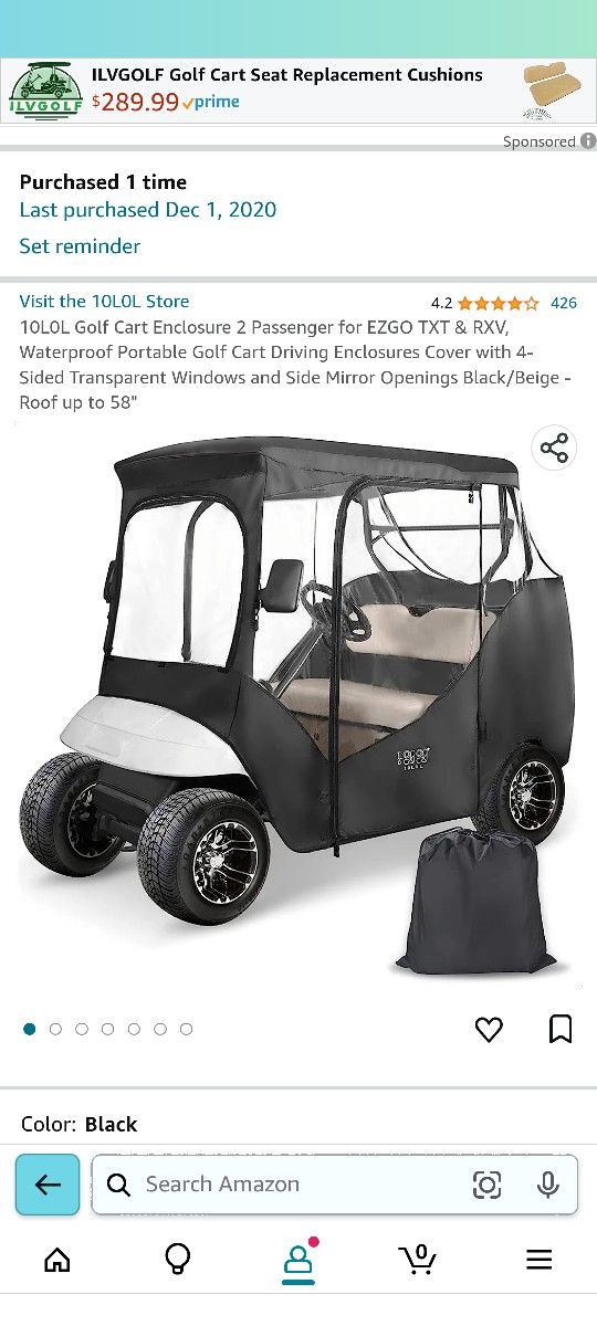 Golf Cart Cover
