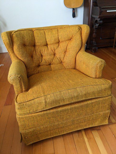 Vintage Orange Chair