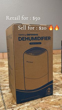 TABYIK by Aeronova Dehumidifier – Compact Room Size