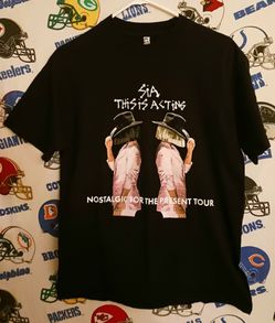 2016 Sia This Is Acting Nostalgic For The Present Pop Folk Electronica Singer Concert Tour Tee Shirt