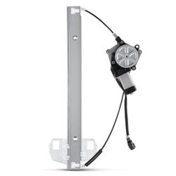 YHTAUTO Front Passenger Side Power Window Regulator With 2-Pin Motor Assembly for Jeep Wrangler 2007-2018, Wrangler JK 2018 Sport Utility