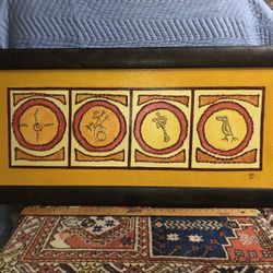 Art Work From Dominican Republic Titled “4 Scenes”