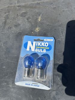Japan NIKKO Performance Pair Bulbs Size 1156 Super White 27W (Fontana)