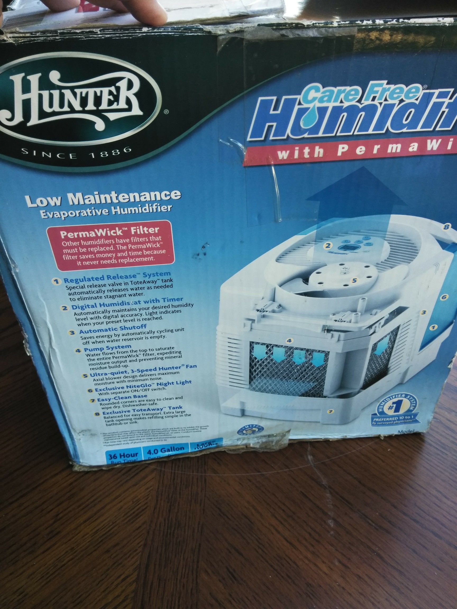 Humidifier with Perma Wick