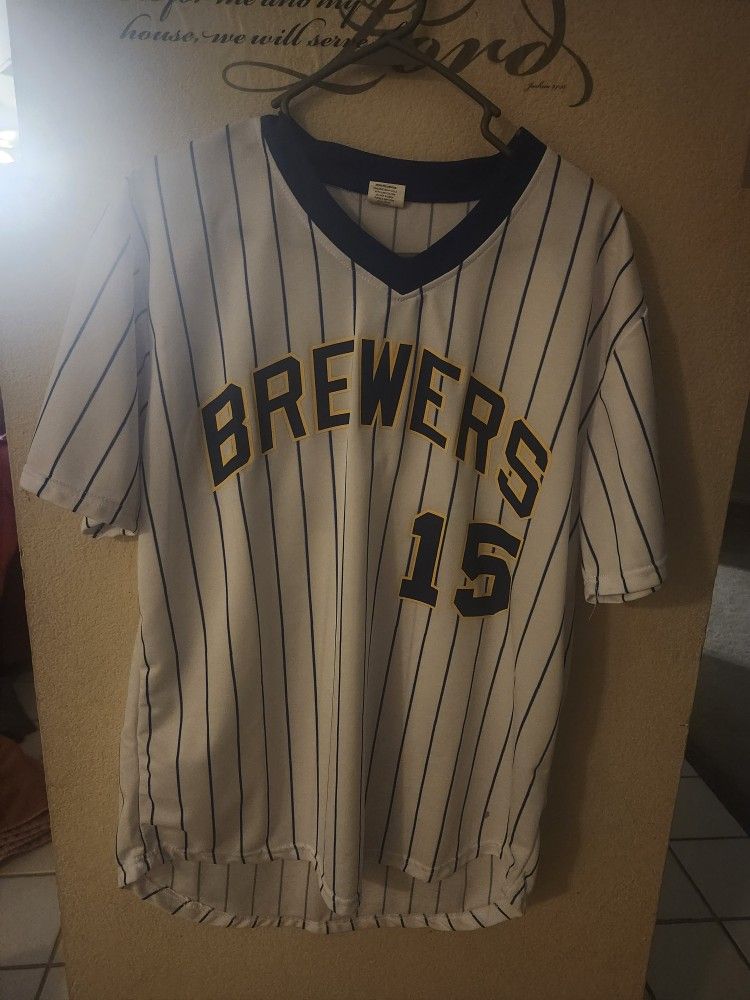 Brewers 15 jersey shirt