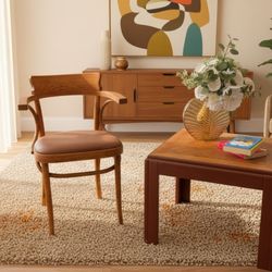 Stunning Restored Mid-Century Modern Style Chair & Table