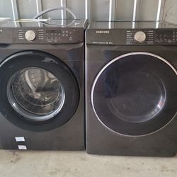 Samsung Front Load Washer Dryer Electric Set
