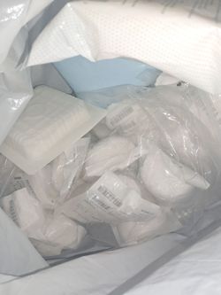 Stock pile of medical supplies