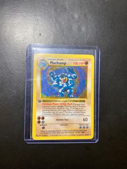 Machamp Pokemon Card