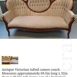 Vintage Victorian Sofa