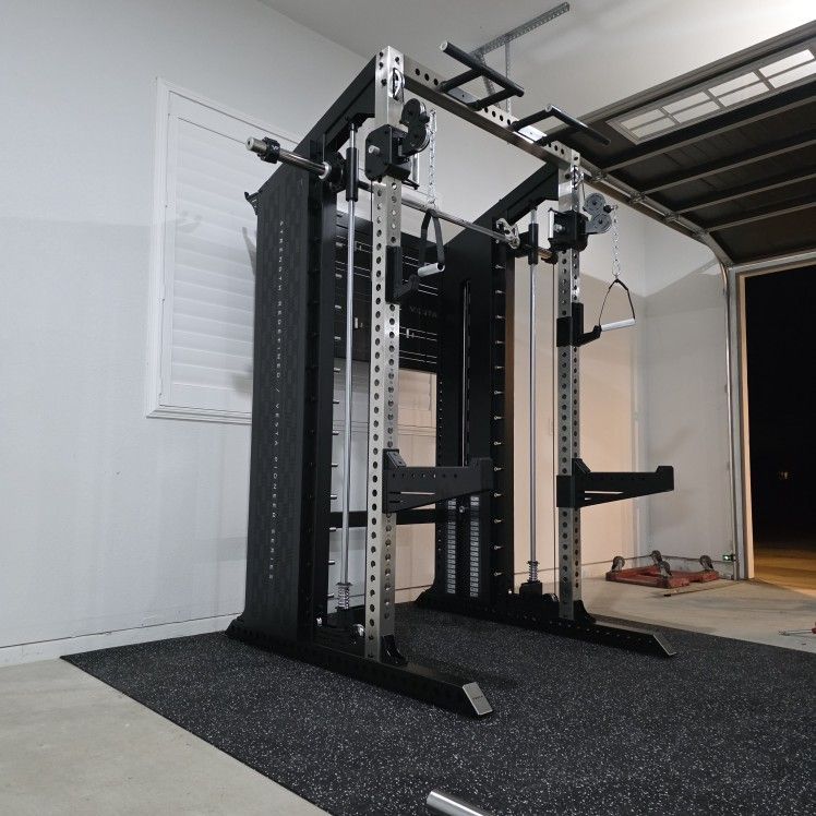 🔥NEW Vesta Pioneer 3in1 | Functional trainer | Squat Rack | Smith Machine | 200lbs weight stack | Gym Equipment | Commercial Grade | FREE DELIVERY 🚛