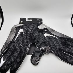 Nike Vapor Knit Magnigrip Black Football Gloves Size 4XL