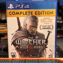 The Witcher Wild Hunt Complete Edition PS4 