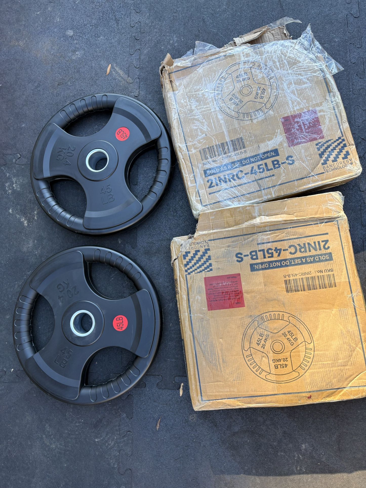 Brand New 45lb Olympic Weights