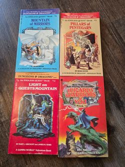 Vintage Dungeons and Dragons Books