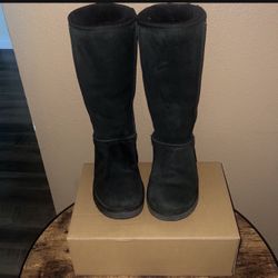 Women’s UGG Classic Tall Boots Black Size 10