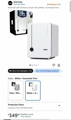 Wabi Baby UVC LED Sanitizer & Dryer Ultra