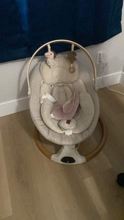 Baby Swing with Wooden Arc and Toys