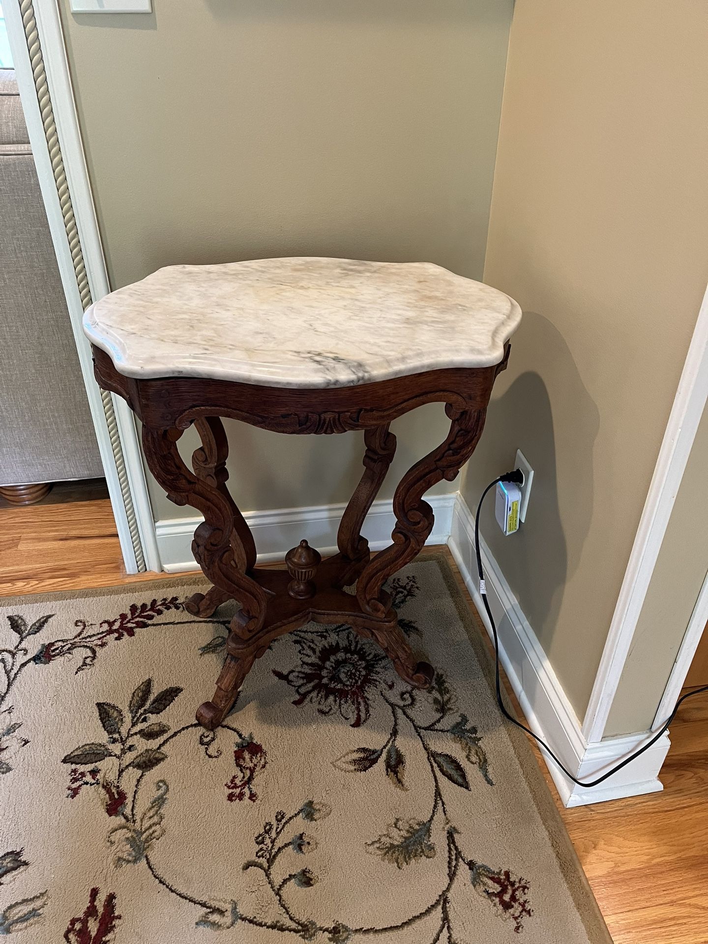 Antique Marble Top Table