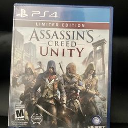 PS4 Assassins Creed Unity Video Game