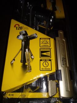 Stanley 3-in-1 tripod led flashlight.