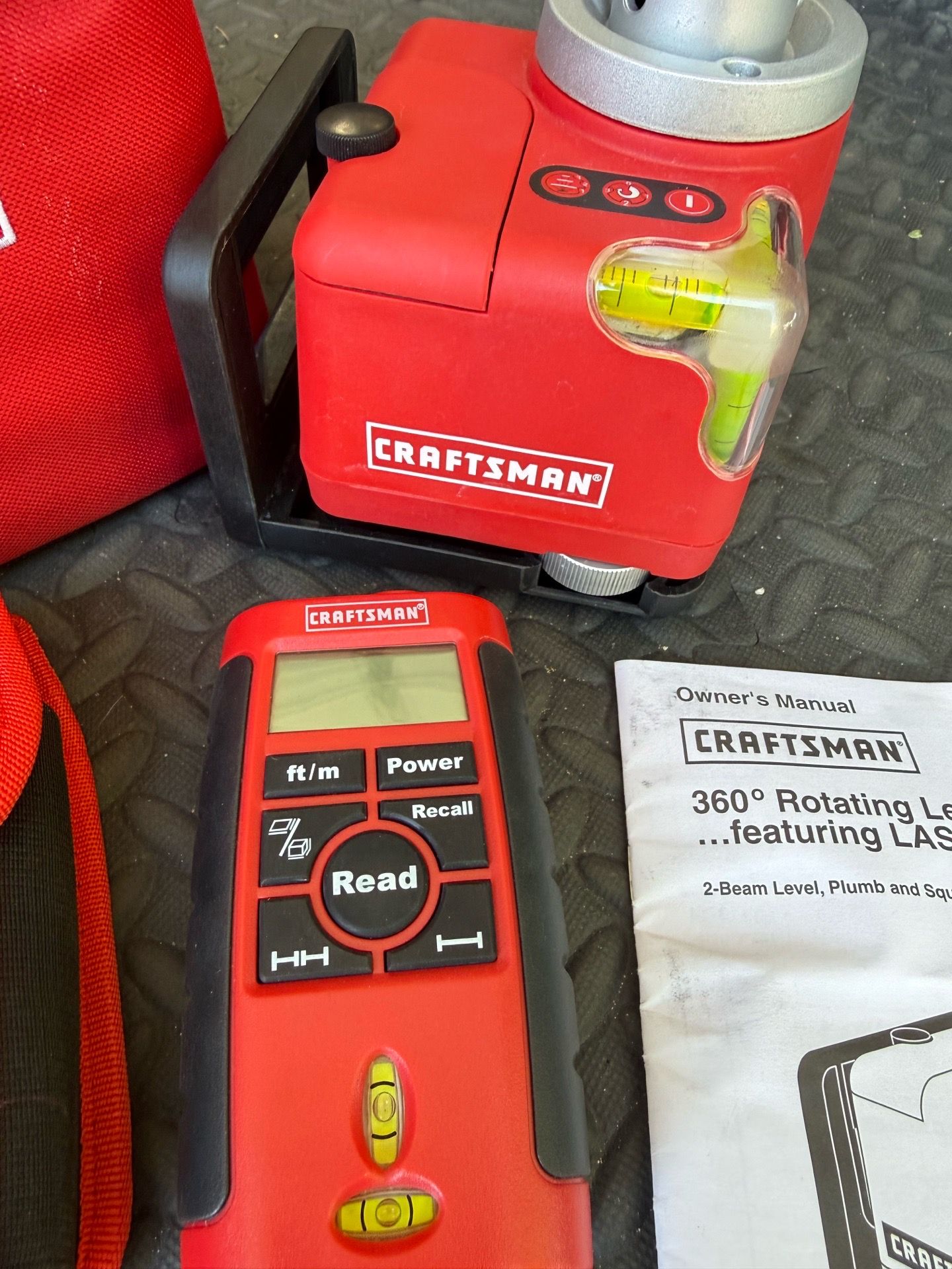 Craftsman 360 degree laser level system