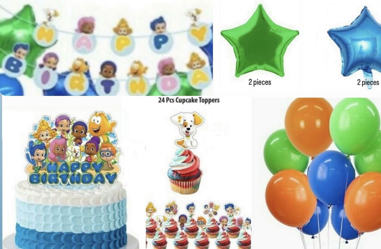 Bubble Guppies Birthday Party Supplies 