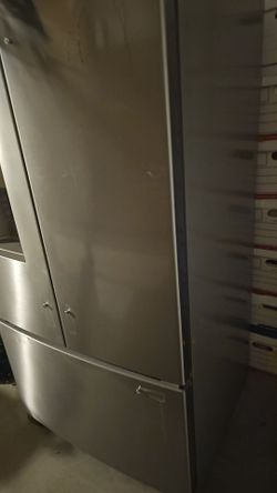 Whirlpool silver refrigerator for sale