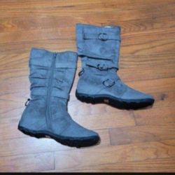 Grey Boots