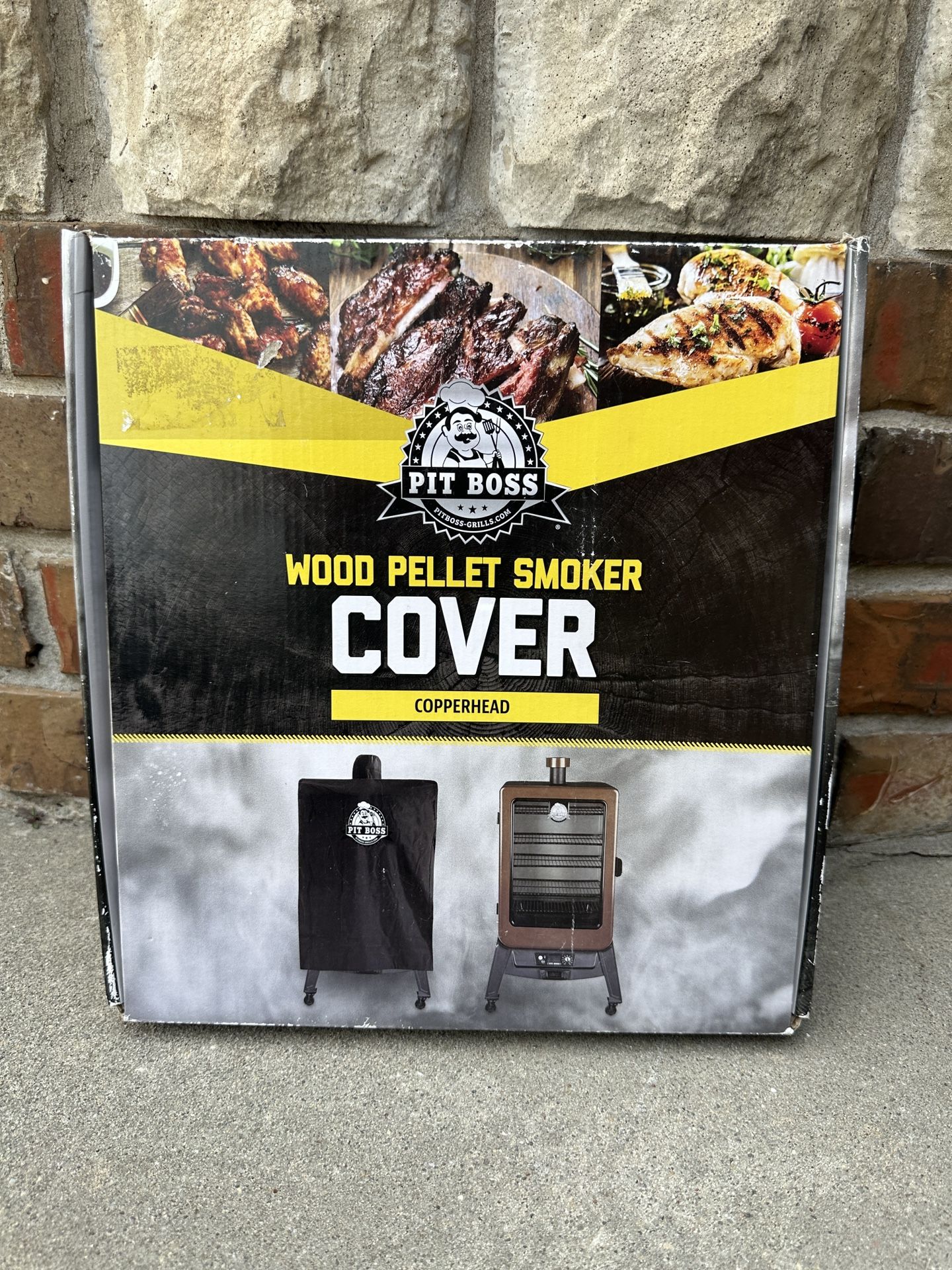 NEW In Box! Pit Boss Copperhead Vertical Wood Pellet Smoker Cover