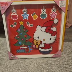 Hello Kitty Christmas Glass Flames