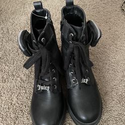 Juicy Couture combat boots 