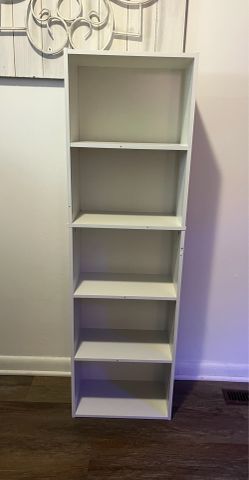 White shelf