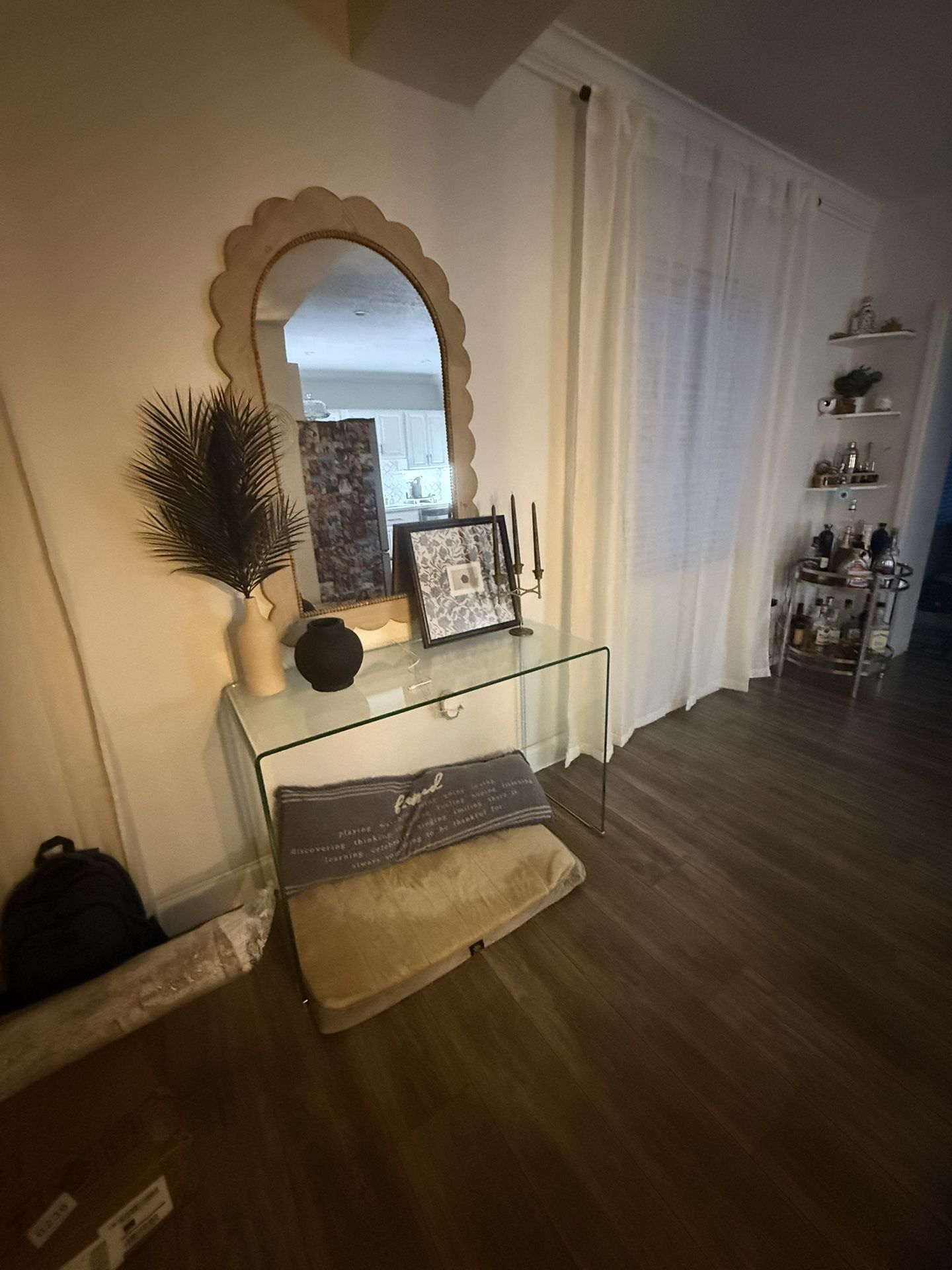 Glass Console Table