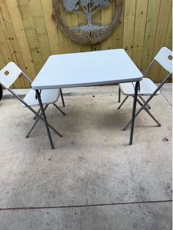 Table and chairs