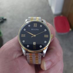 Bulova Mens Diamond Watch