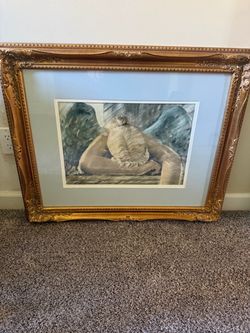 Beautiful gold framed picture