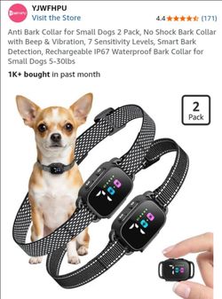 NEW ANTI BARK COLLAR FOR SMALL DOG 5-30LBS