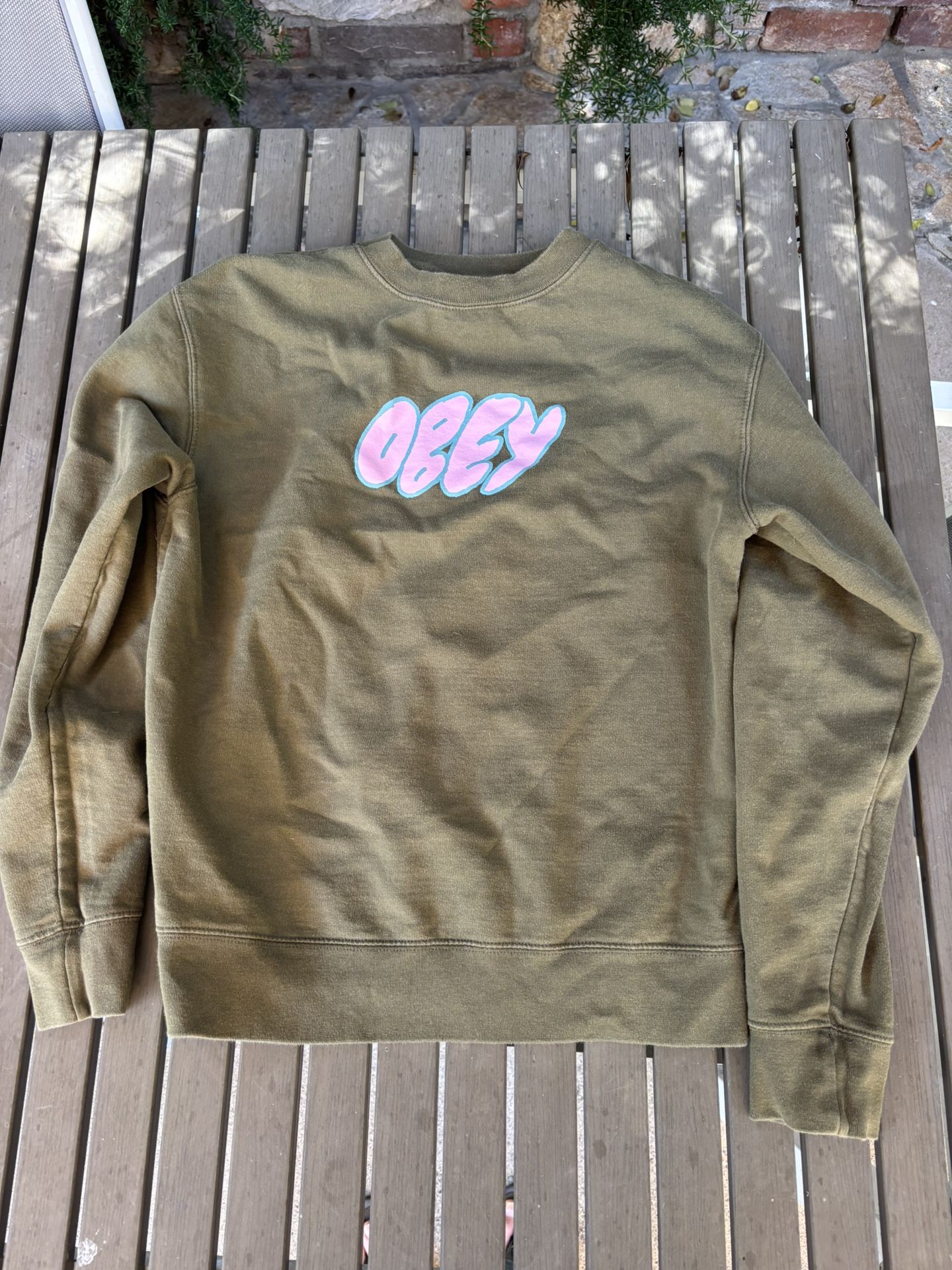 Obey Graphic Sweatshirt – Size Small (Unisex)