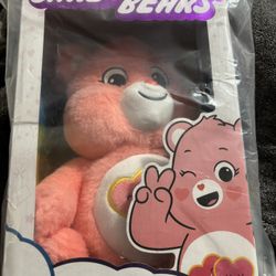 Care Bears - Love A Lot Bear - 12" Plush Stuffed Bear - New in box