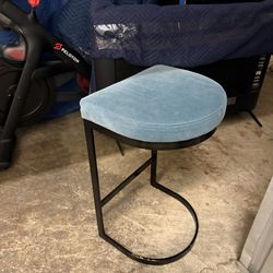 Restoration Hardware Upholstered Counter Stools – Set of 4